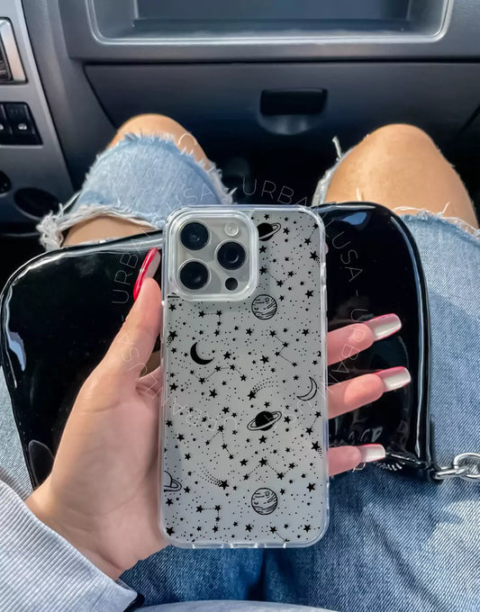 Coque de téléphone à motif de sourire esthétique pour iPhone / Samsung