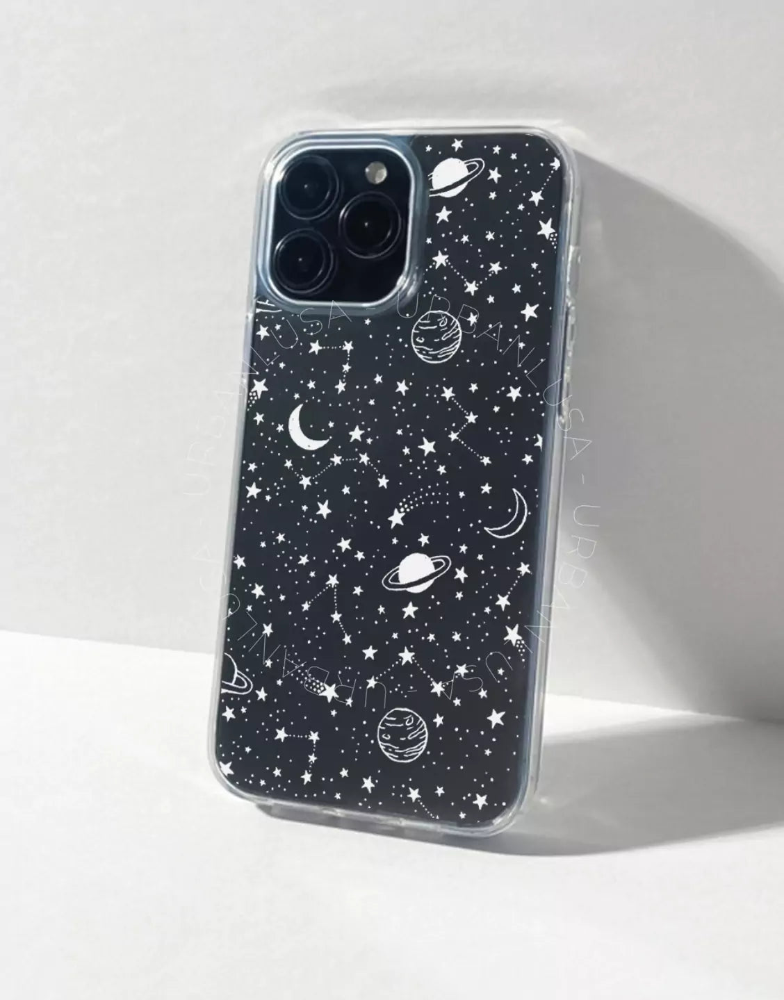Coque de téléphone à motif de sourire esthétique pour iPhone / Samsung