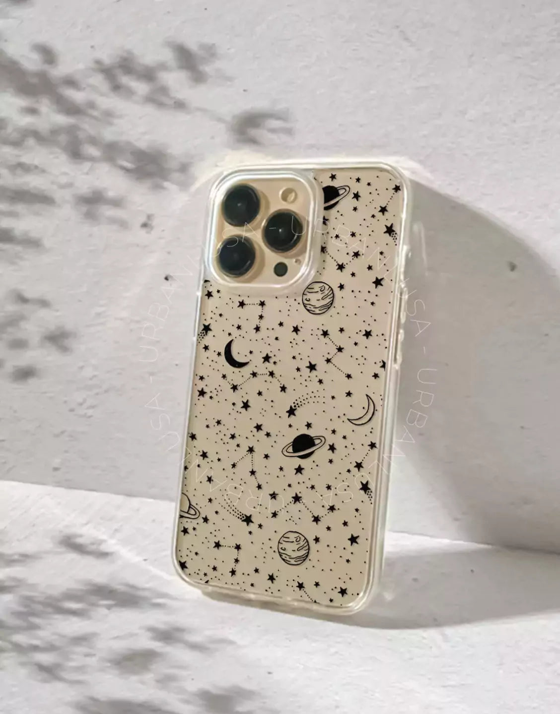 Coque de téléphone à motif de sourire esthétique pour iPhone / Samsung