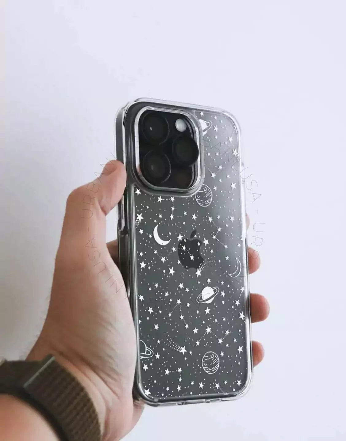 Coque de téléphone à motif de sourire esthétique pour iPhone / Samsung