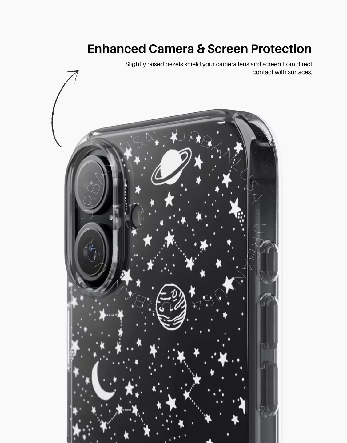 Coque de téléphone à motif de sourire esthétique pour iPhone / Samsung