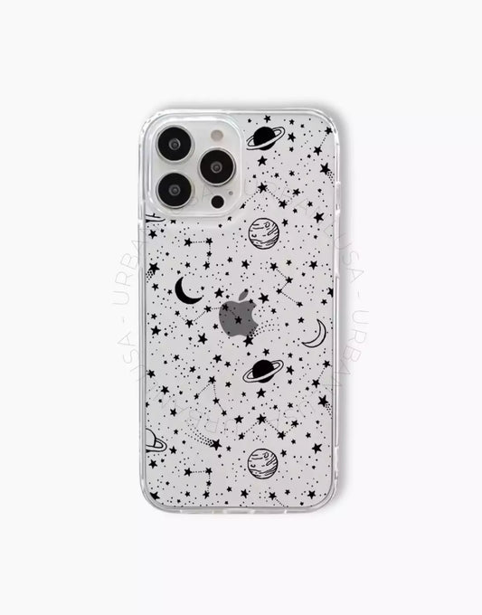 Coque de téléphone à motif de sourire esthétique pour iPhone / Samsung