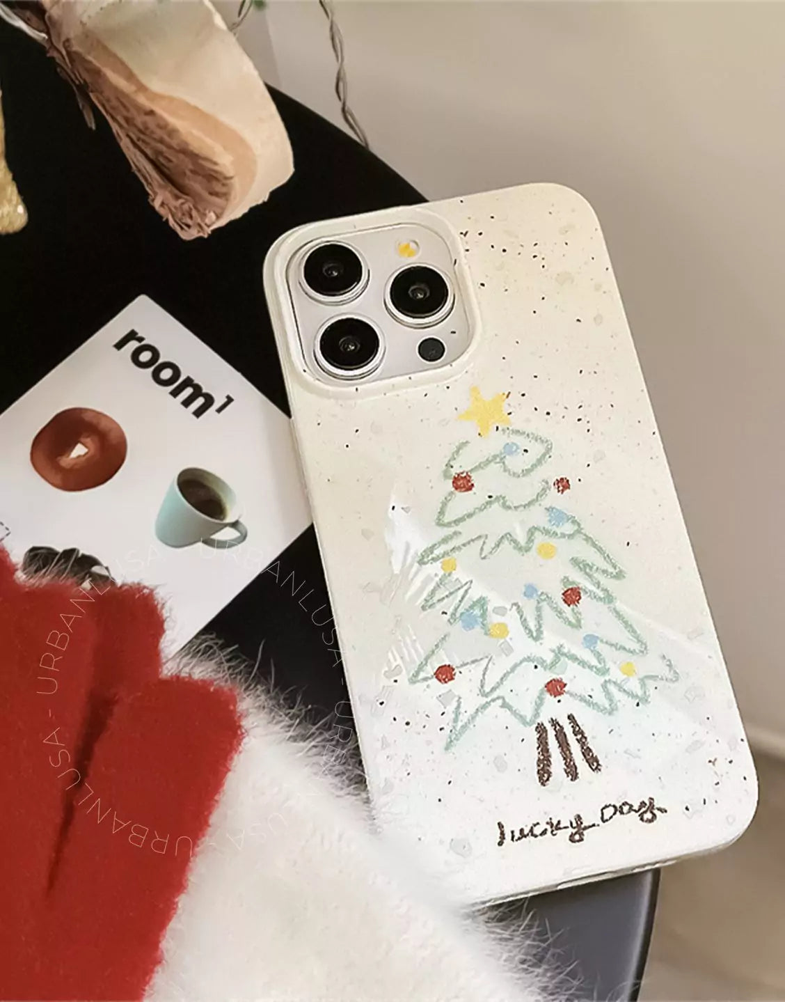 Cute Xmas Tree iPhone Case - URBANLUSA