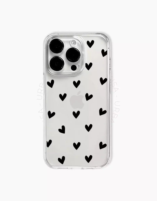 Coque de téléphone à motif de sourire esthétique pour iPhone / Samsung