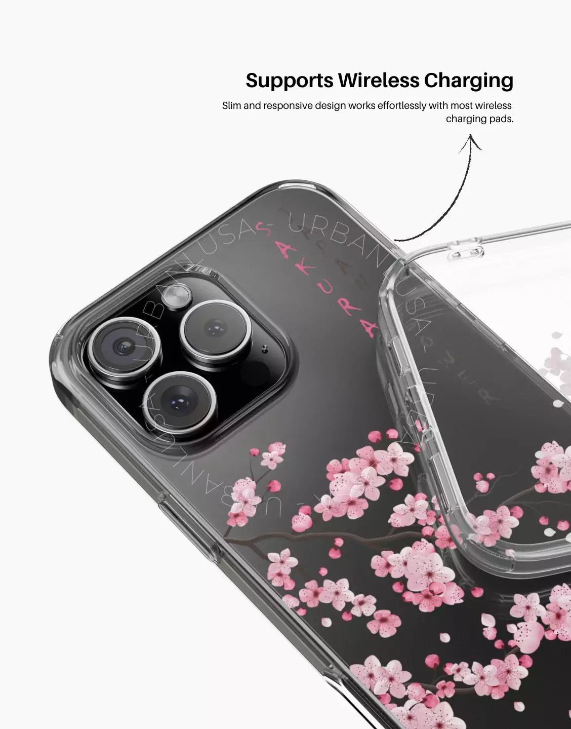 Coque de téléphone à motif de sourire esthétique pour iPhone / Samsung