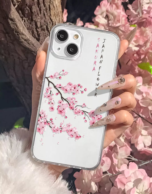 Coque de téléphone à motif de sourire esthétique pour iPhone / Samsung