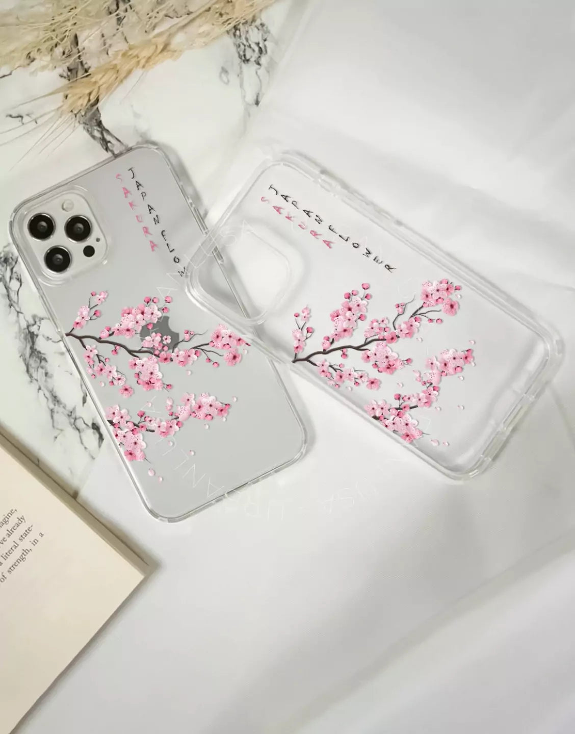 Coque de téléphone à motif de sourire esthétique pour iPhone / Samsung