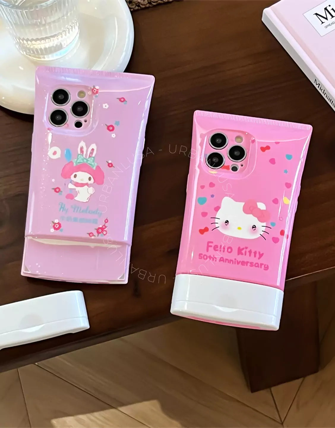 Kawaii Pink KT 3D Cleanser iPhone Case