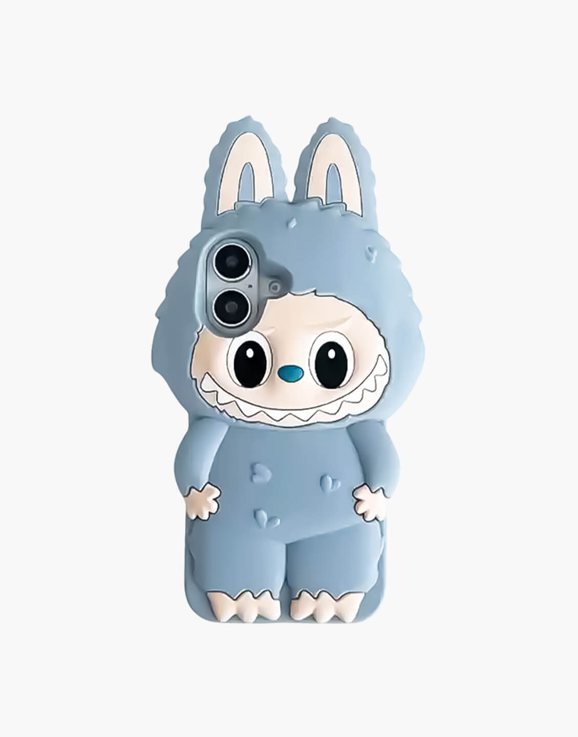Kawaii 3D Rabbits Silicone iPhone Case - URBANLUSA