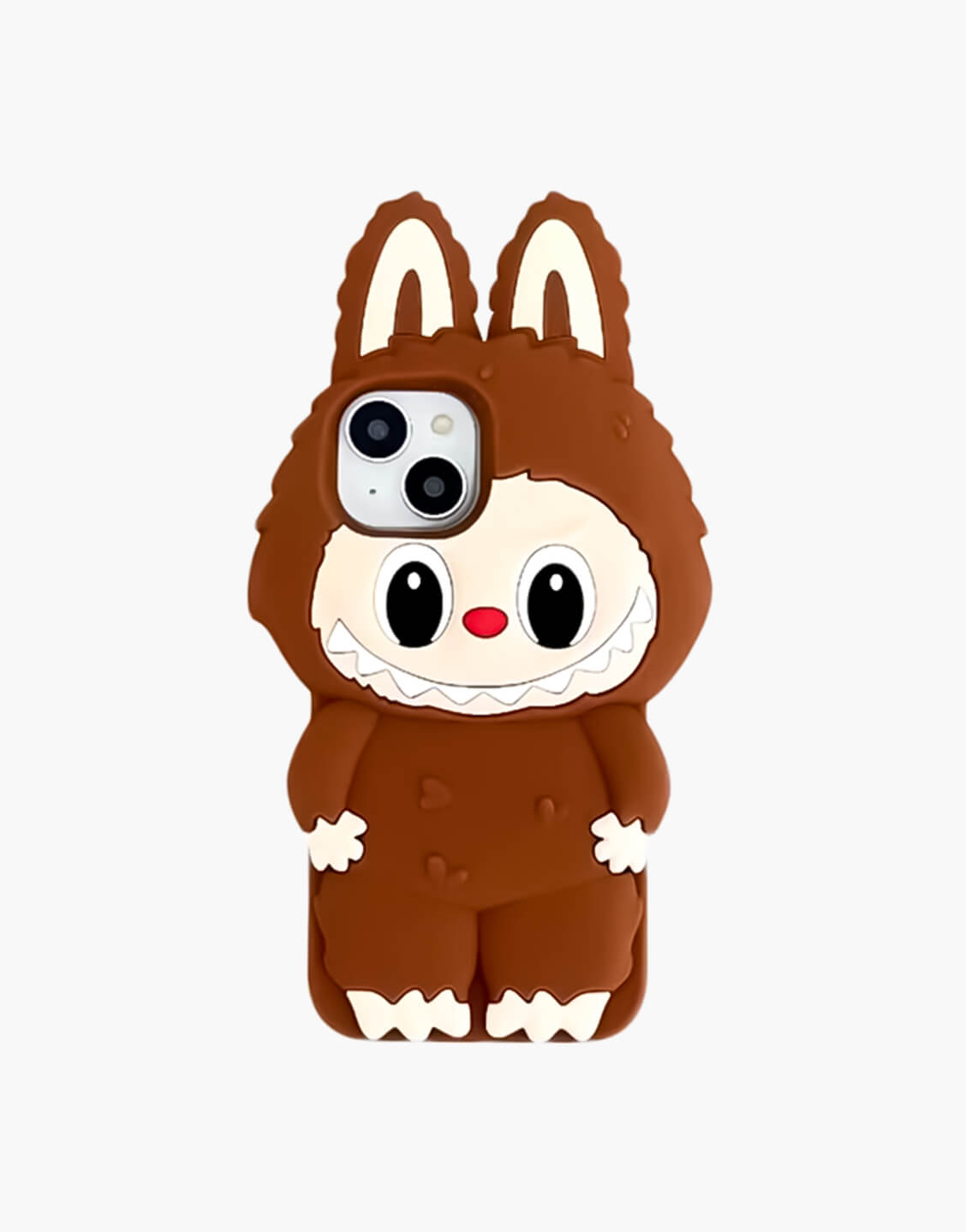 Kawaii 3D Rabbits Silicone iPhone Case - URBANLUSA