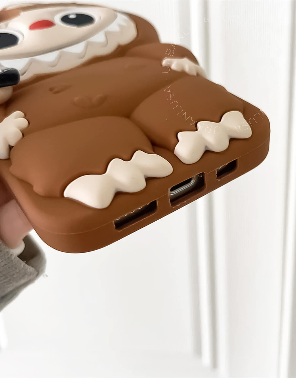 Kawaii 3D Rabbits Silicone iPhone Case - URBANLUSA