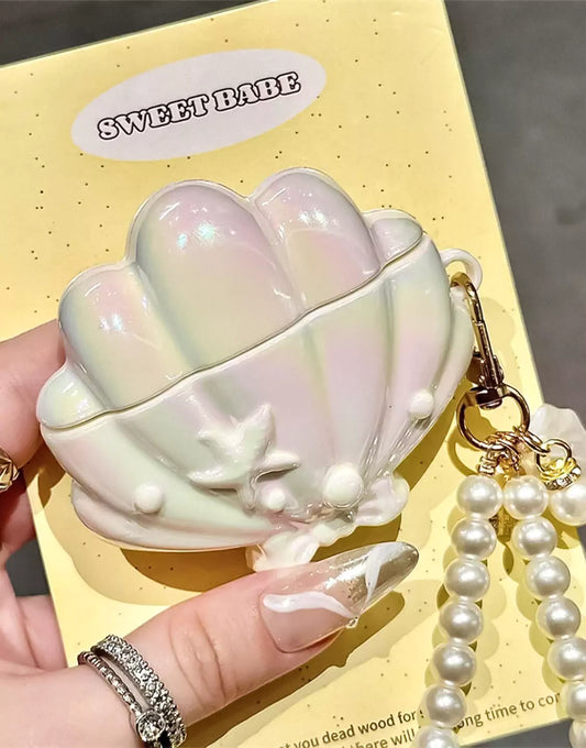 Lovely Seashell AirPods Case - URBANLUSA