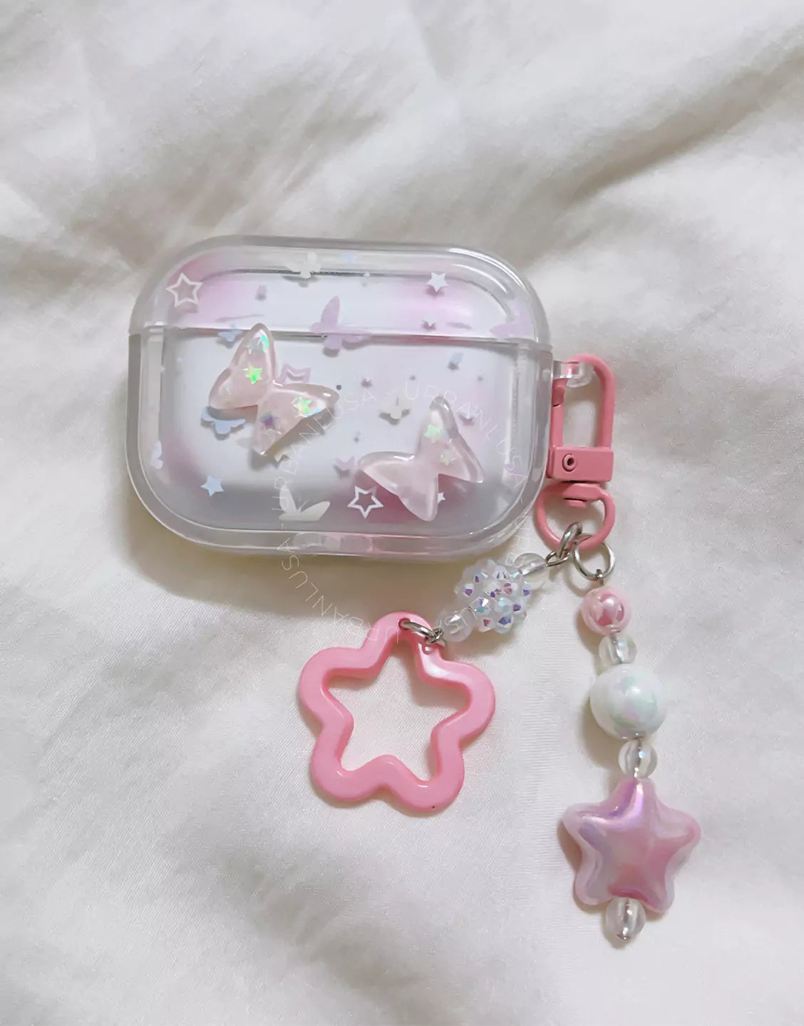 Pastel Pink Butterfly Coquette Aesthetic AirPods 4 Pro 2 Case AirPods 4 Case AirPods 1 2 Case, Cute AirPods 3 Case, AirPods Pro Case, Aesthetic AirPods Case