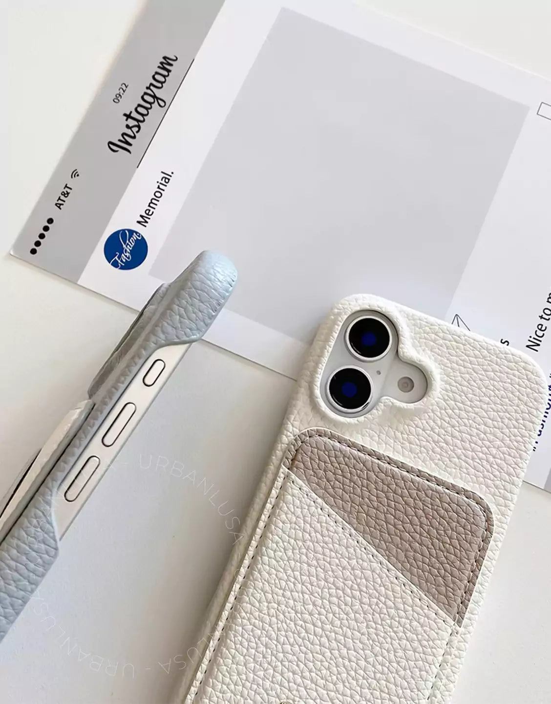 Magnifique coque transparente à paillettes pour iPhone