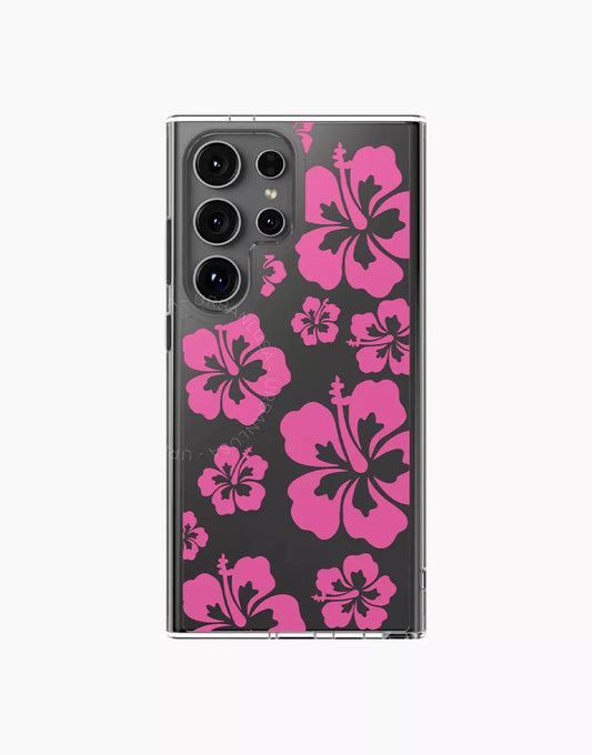 Coque de téléphone à motif de sourire esthétique pour iPhone / Samsung