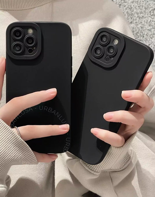 Coque de protection simple noire pour iPhone