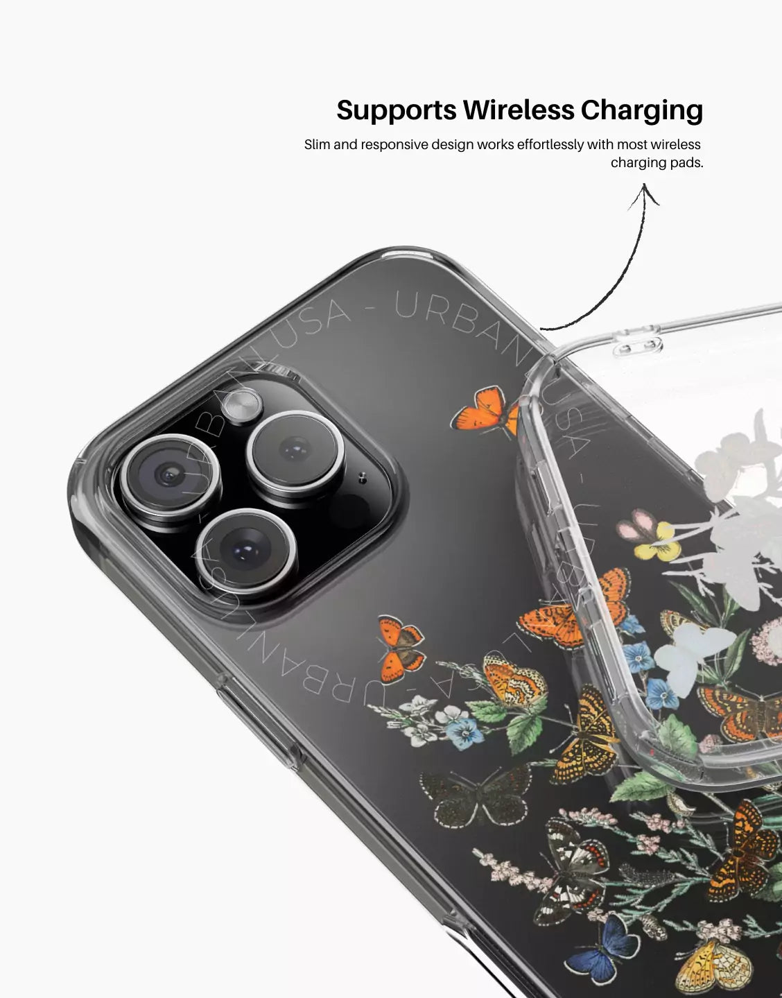 Vintage Butterfly Aesthetic iPhone Case