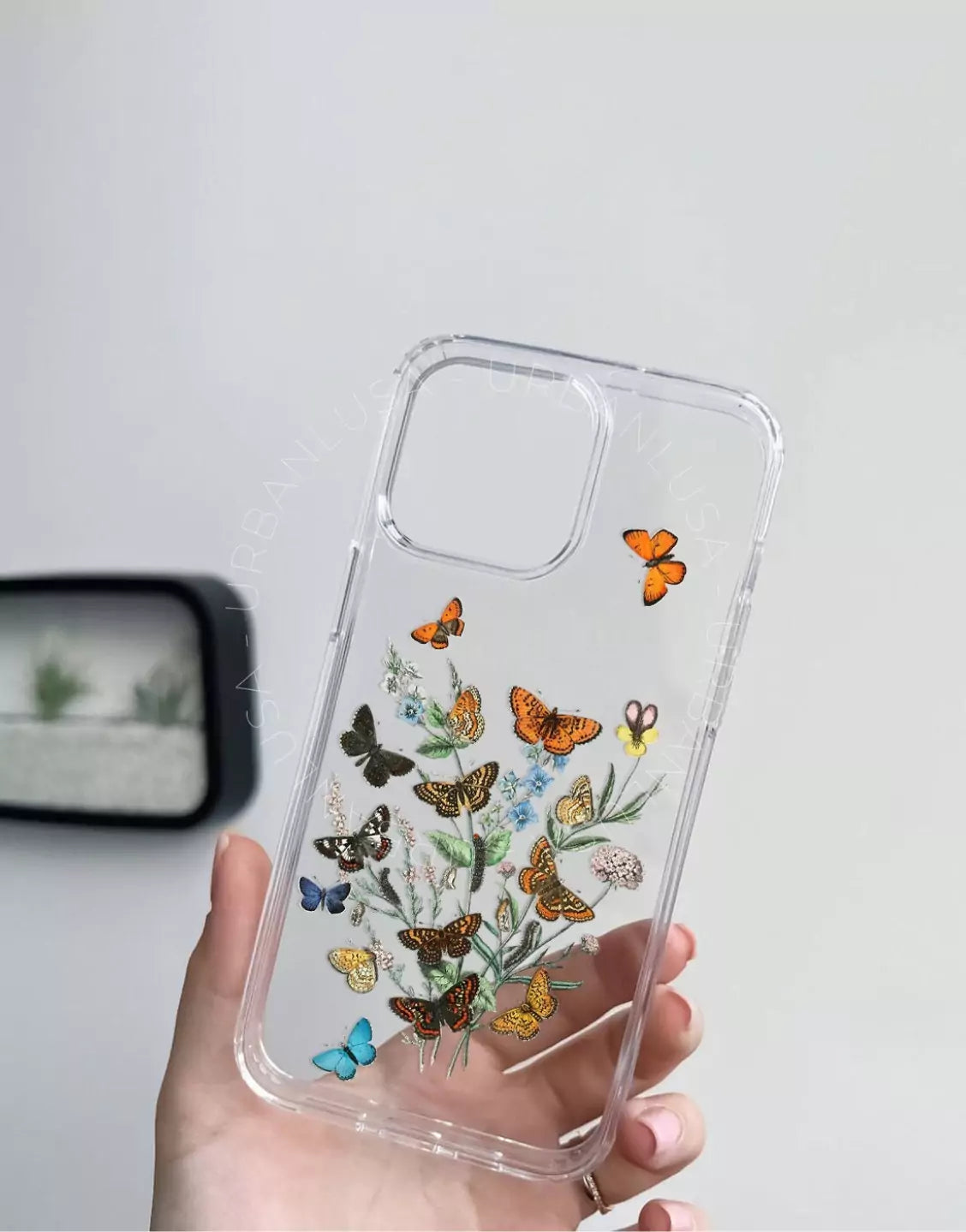 Vintage Butterfly Aesthetic iPhone Case