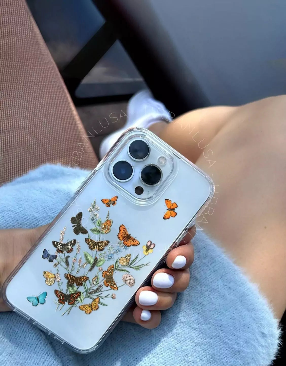 Vintage Butterfly Aesthetic iPhone Case
