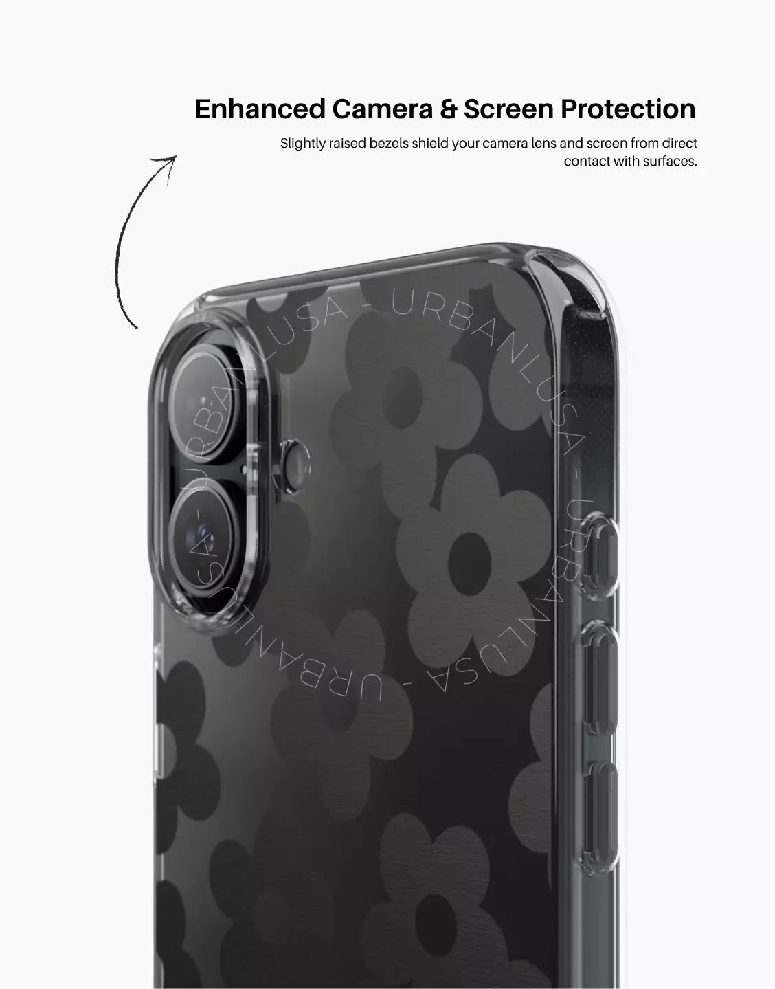 Coque de téléphone à motif de sourire esthétique pour iPhone / Samsung
