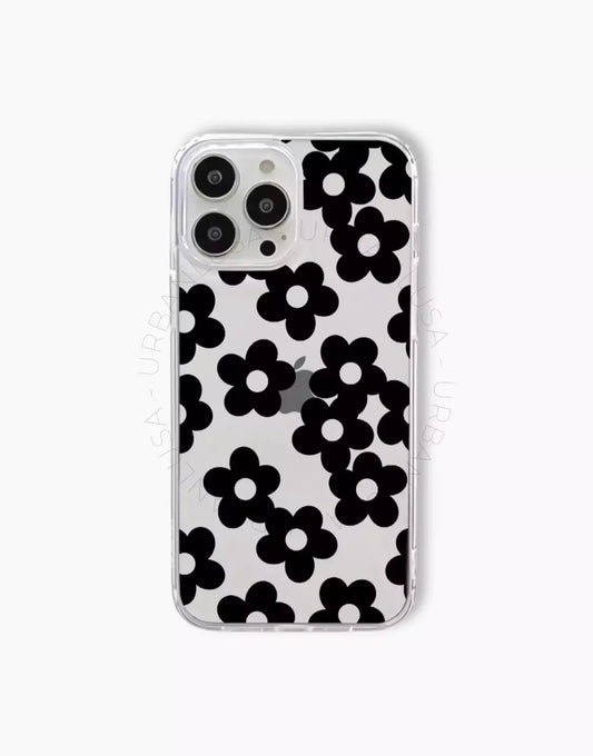 Coque de téléphone à motif de sourire esthétique pour iPhone / Samsung