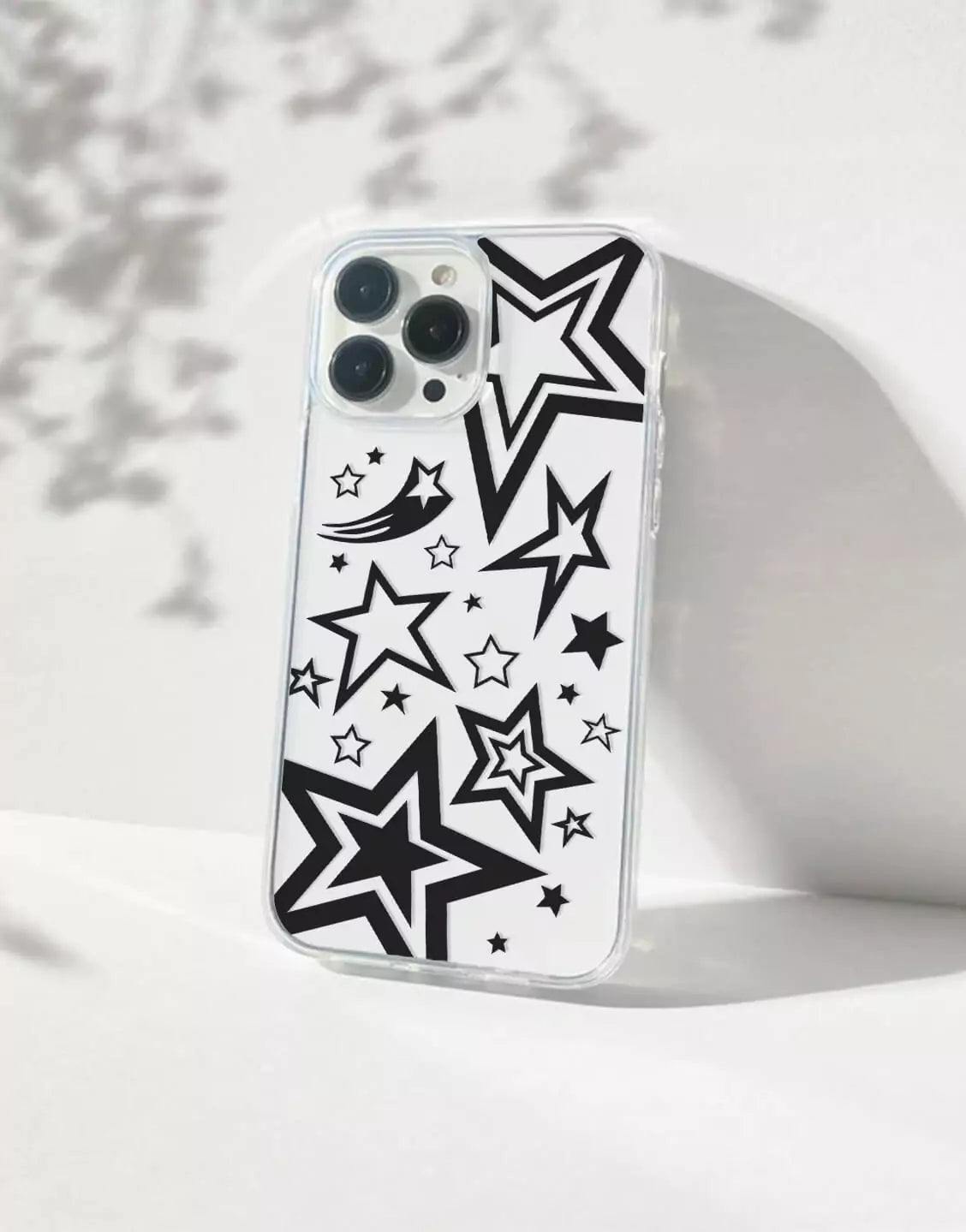 Y2K Black Super Stars iPhone Case