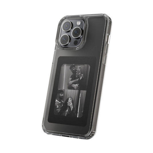 Clear Photo Phone Case — Black Retro Photo Strip Clear Case for iPhone