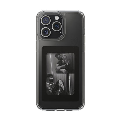 Clear Photo Phone Case — Black Retro Photo Strip Clear Case for iPhone