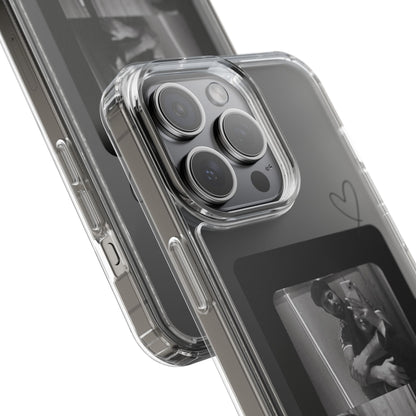 Clear Photo Phone Case — Black Retro Photo Strip Clear Case for iPhone
