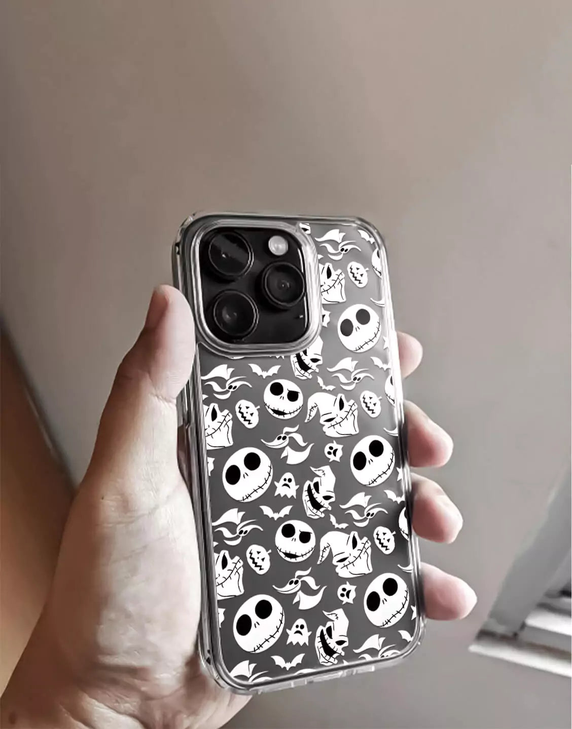 Aesthetic Jack Skellington iPhone Case - URBANLUSA