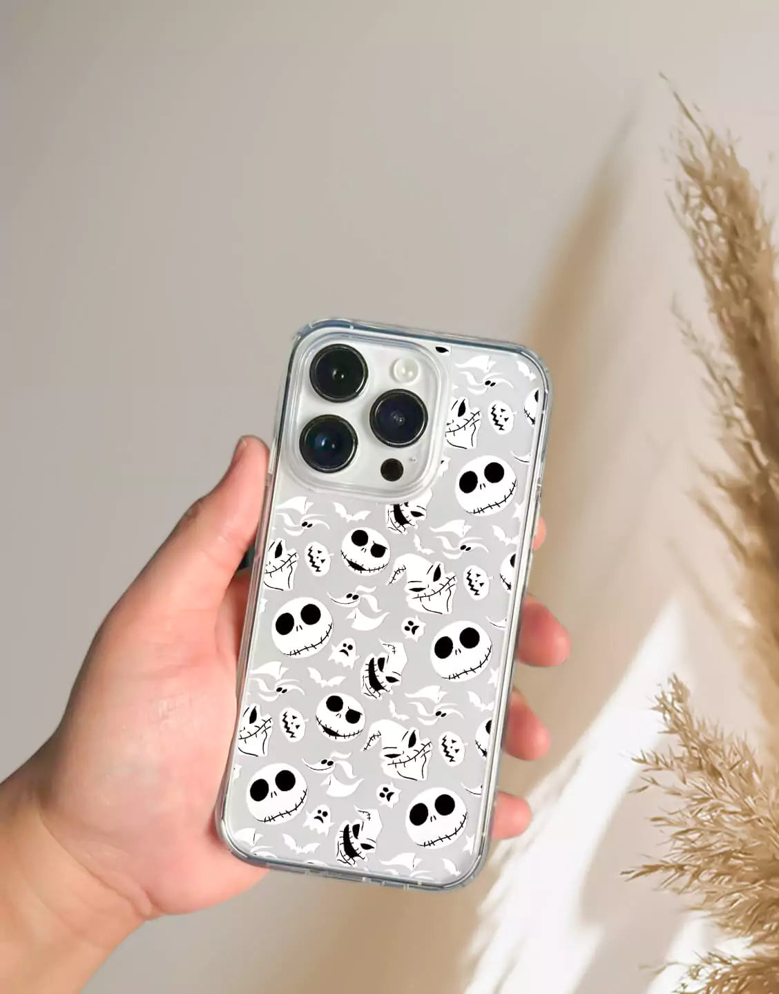 Aesthetic Jack Skellington iPhone Case - URBANLUSA