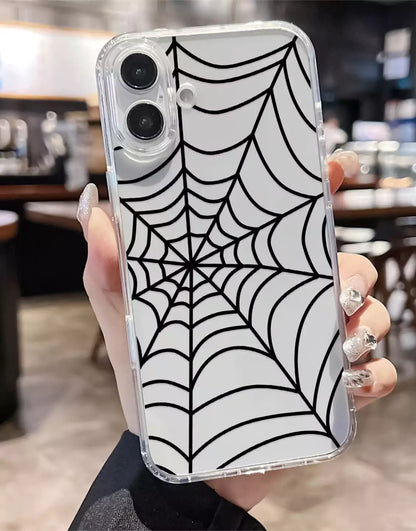Aesthetic Spider Web iPhone Case - URBANLUSA