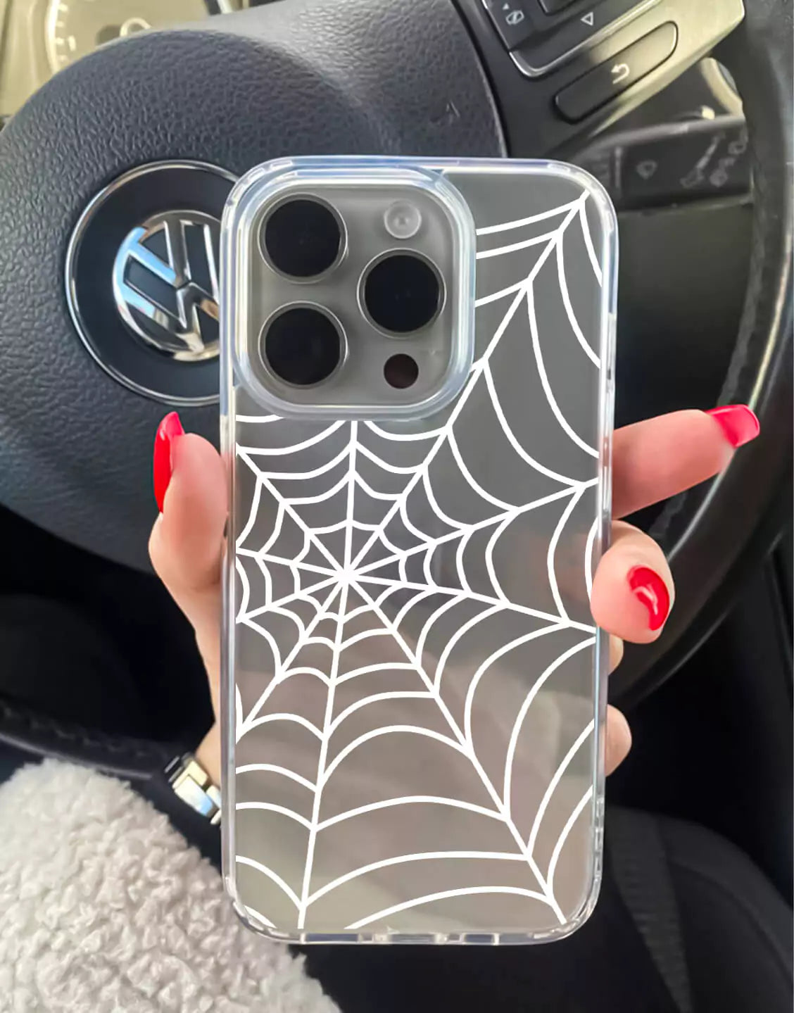 Aesthetic Spider Web iPhone Case - URBANLUSA