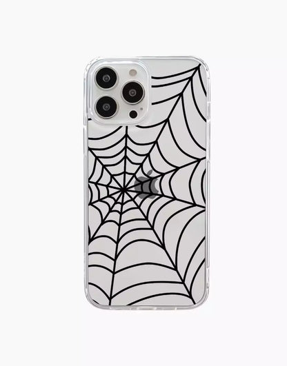 Aesthetic Spider Web iPhone Case - URBANLUSA