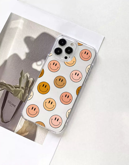 Boho Smiley Face iPhone Case - URBANLUSA