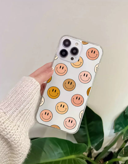 Boho Smiley Face iPhone Case - URBANLUSA