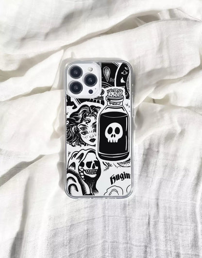 Collage Aesthetic Grunge iPhone Case - URBANLUSA