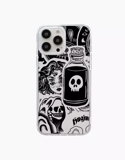 Collage Aesthetic Grunge iPhone Case - URBANLUSA