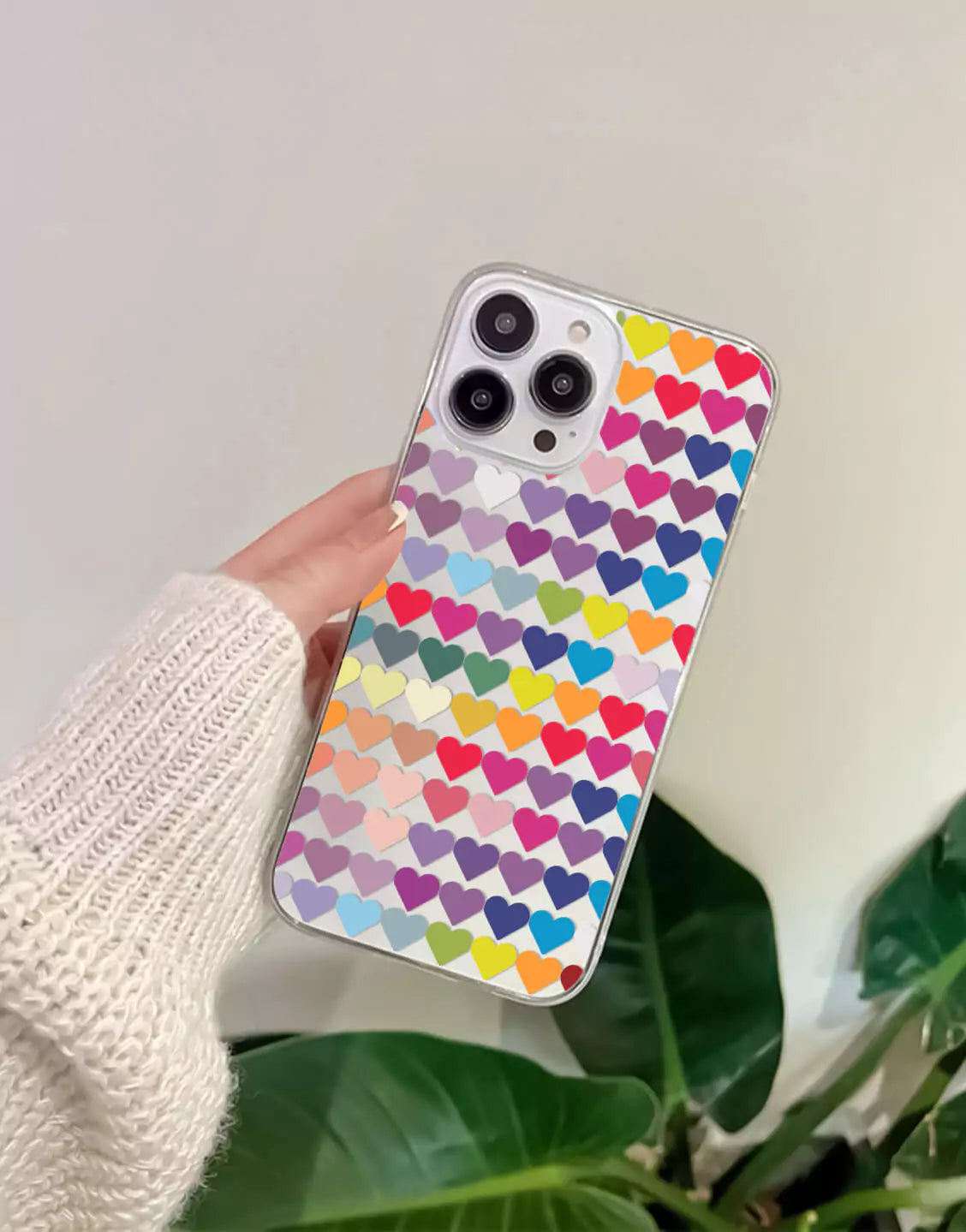 Colorful Hearts iPhone Case - URBANLUSA