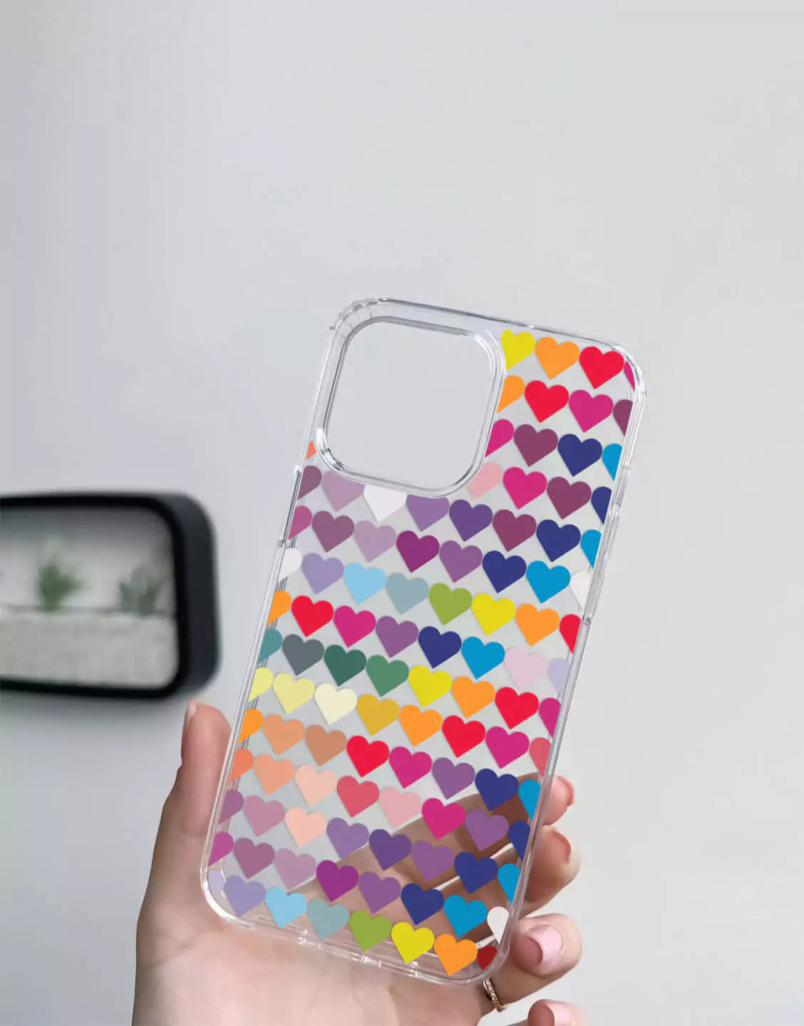 Colorful Hearts iPhone Case - URBANLUSA