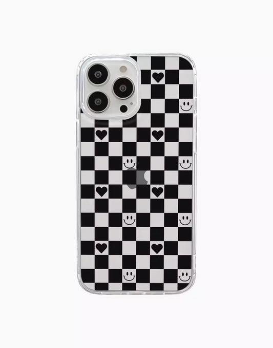 Cute Indie Black Heart iPhone Case - URBANLUSA