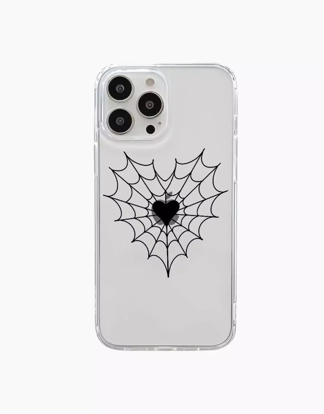 Heart Web Aesthetic iPhone Case - URBANLUSA