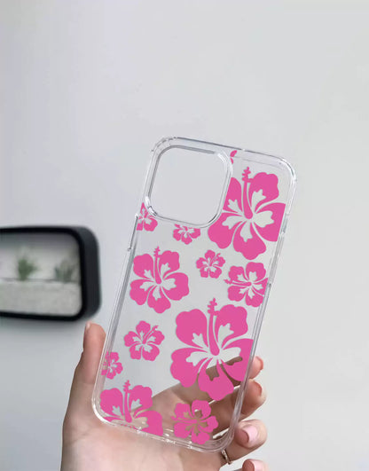 Hawaiian Flowers Print iPhone Case - URBANLUSA