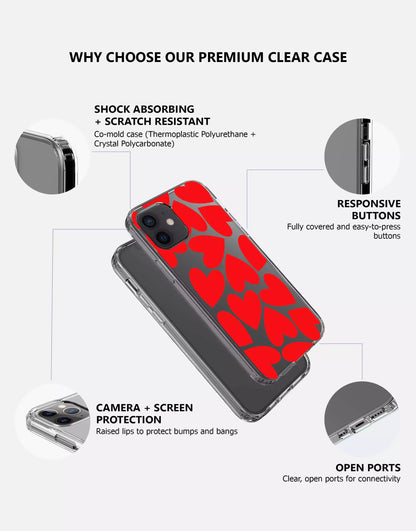 Love Hearts iPhone Case - URBANLUSA