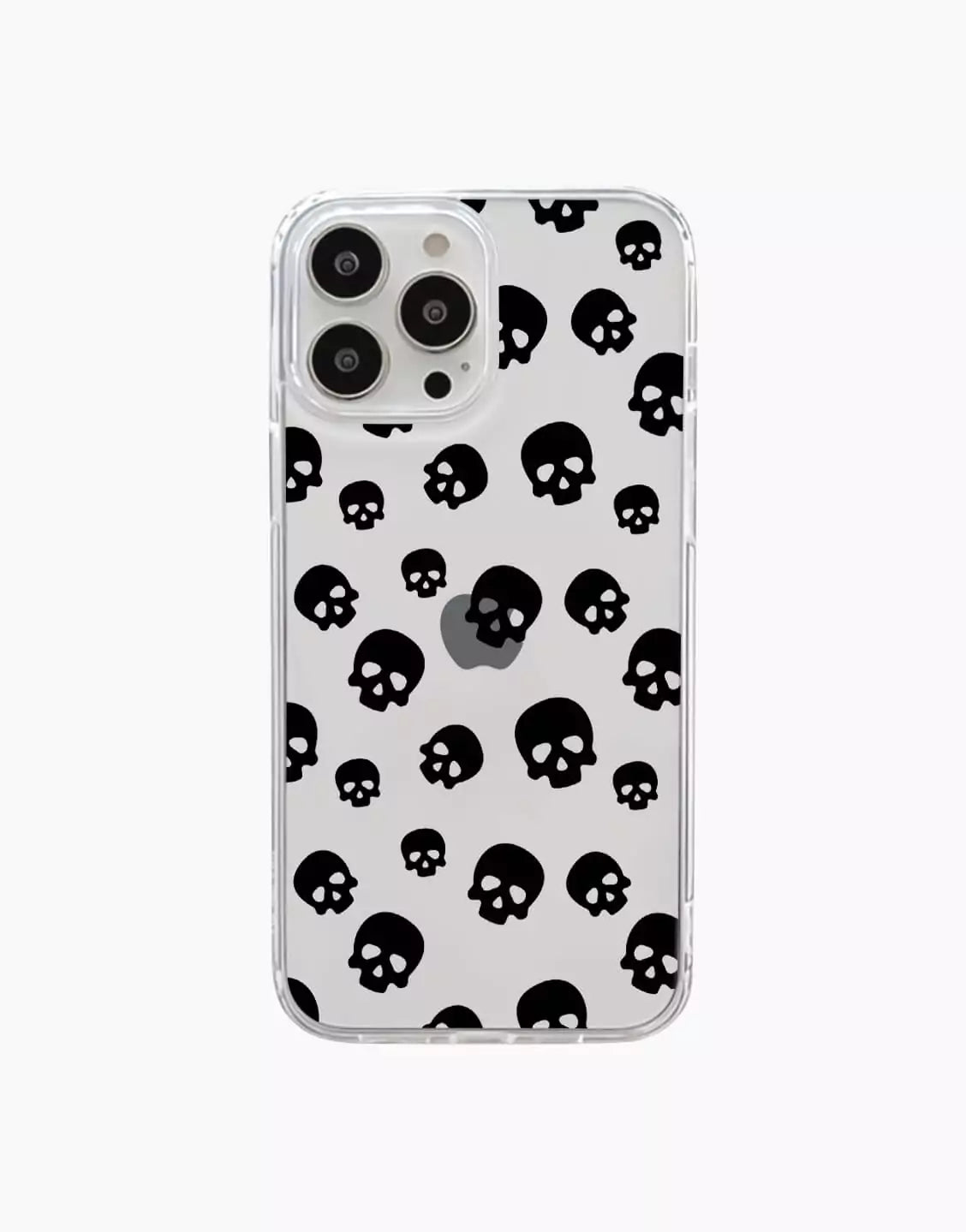 Mini Dark Skull Halloween iPhone Case - URBANLUSA