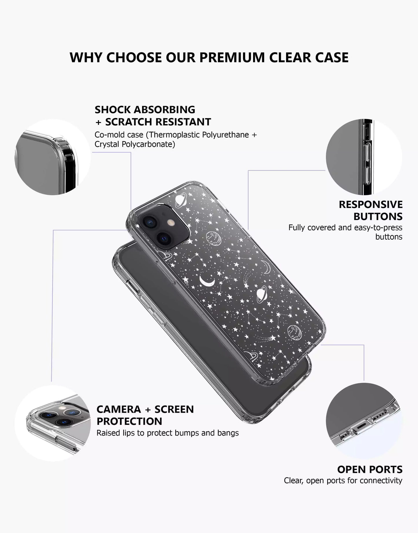 Sky Space iPhone Case - URBANLUSA