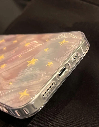 Pretty Mini Stars Laser iPhone Case - URBANLUSA