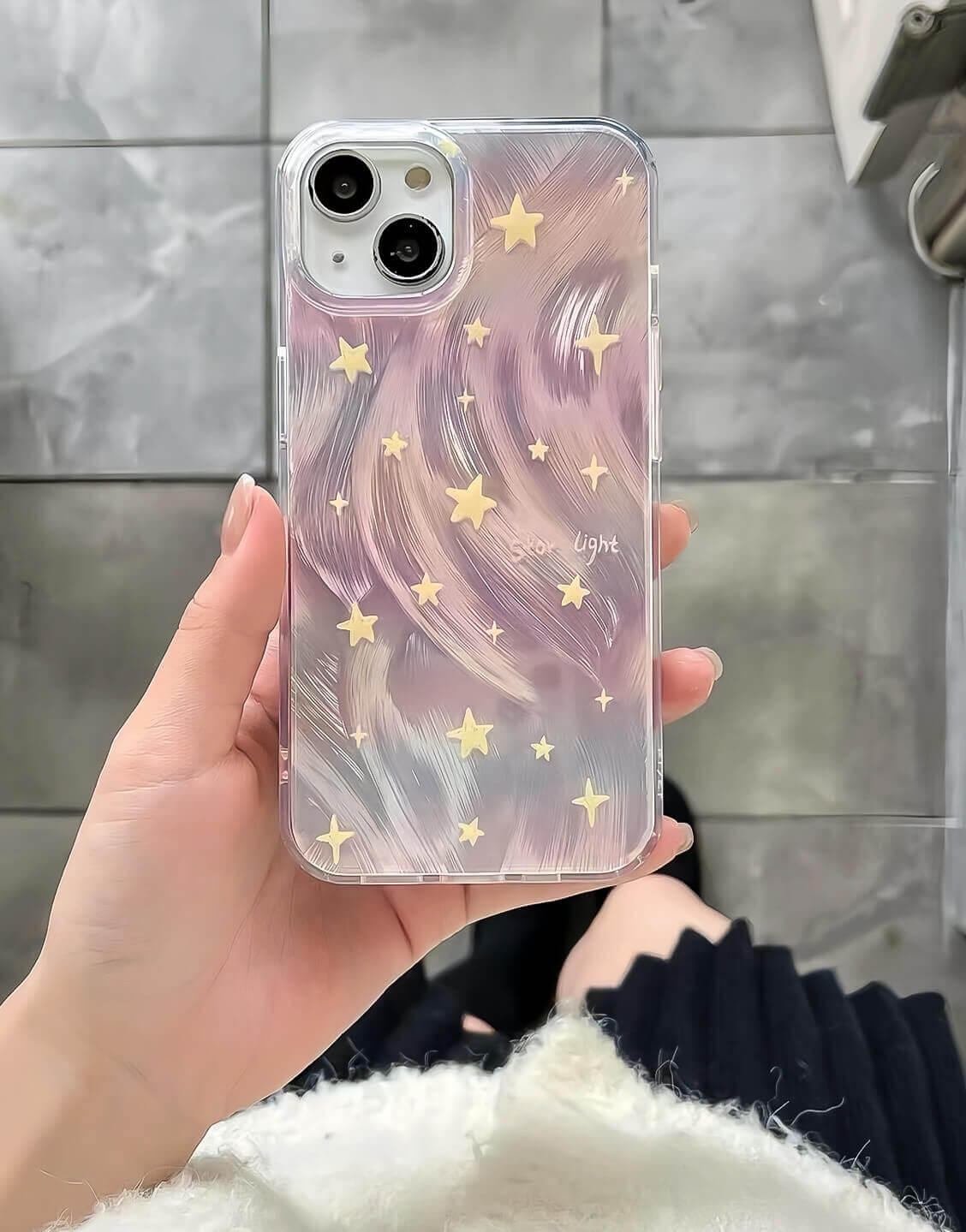 Pretty Mini Stars Laser iPhone Case - URBANLUSA