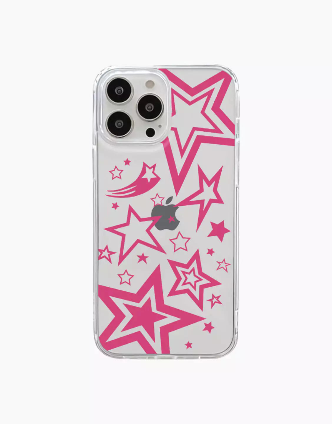 Y2K Pink Super Stars iPhone Case - URBANLUSA