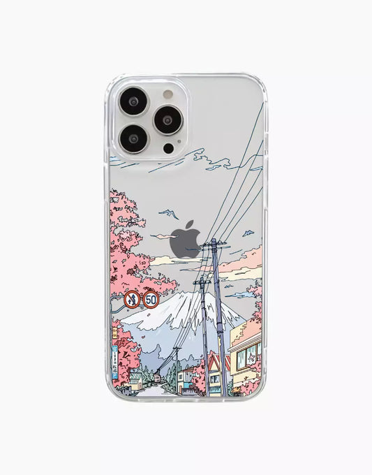 Anime Aesthetic Landscape Japan iPhone Case - URBANLUSA